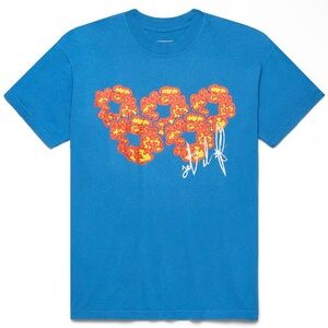 NWT DENIM TEARS x OFFSET SET IT OFF #3 BLUE TEE SHIRT MENS S M L XL EXCLUSIVE